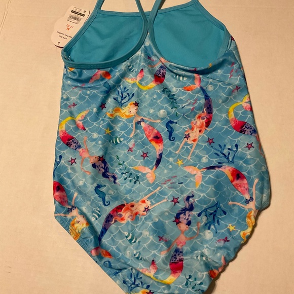 NWT Wonder Nation Mermaid Bathing Suit One piece Size M - Picture 3 of 6